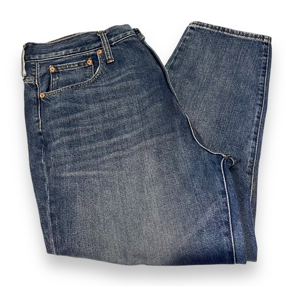 Madewell The Mom Jeans Womens 33 Plus Size Blue Denim Trendy 90s